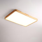 Hano træ geometrisk loftslampe | Fioriscas