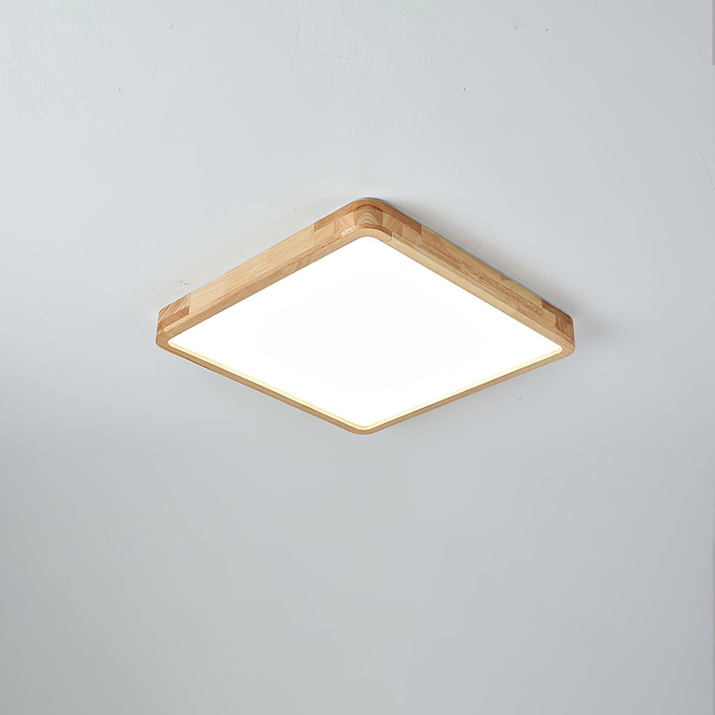 Hano træ geometrisk loftslampe | Fioriscas
