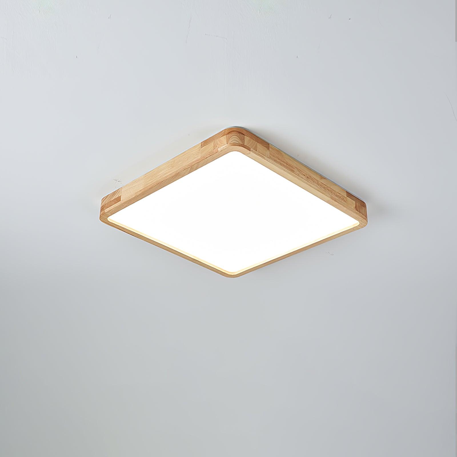 Hano træ geometrisk loftslampe | Fioriscas