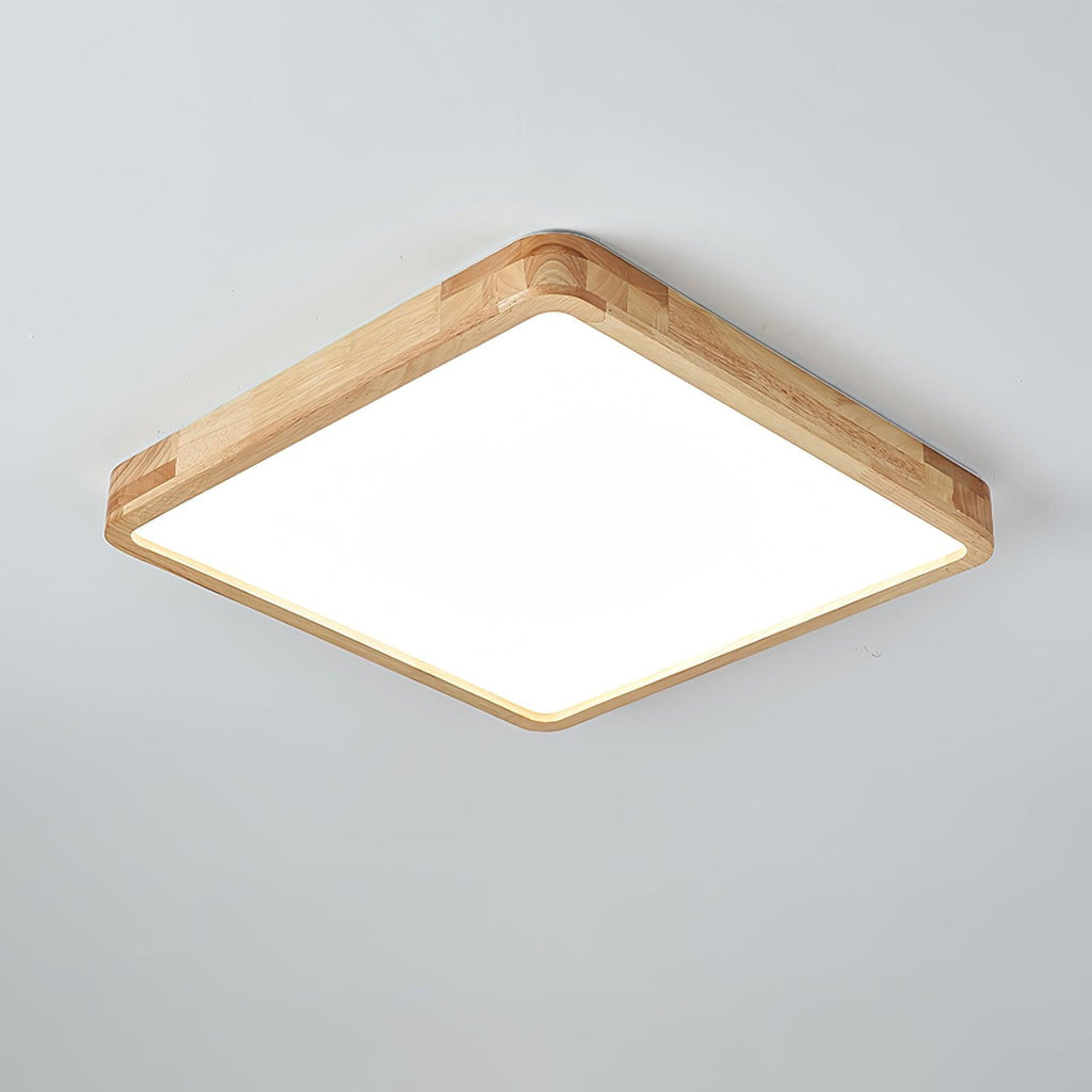 Hano træ geometrisk loftslampe | Fioriscas
