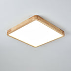 Hano træ geometrisk loftslampe | Fioriscas