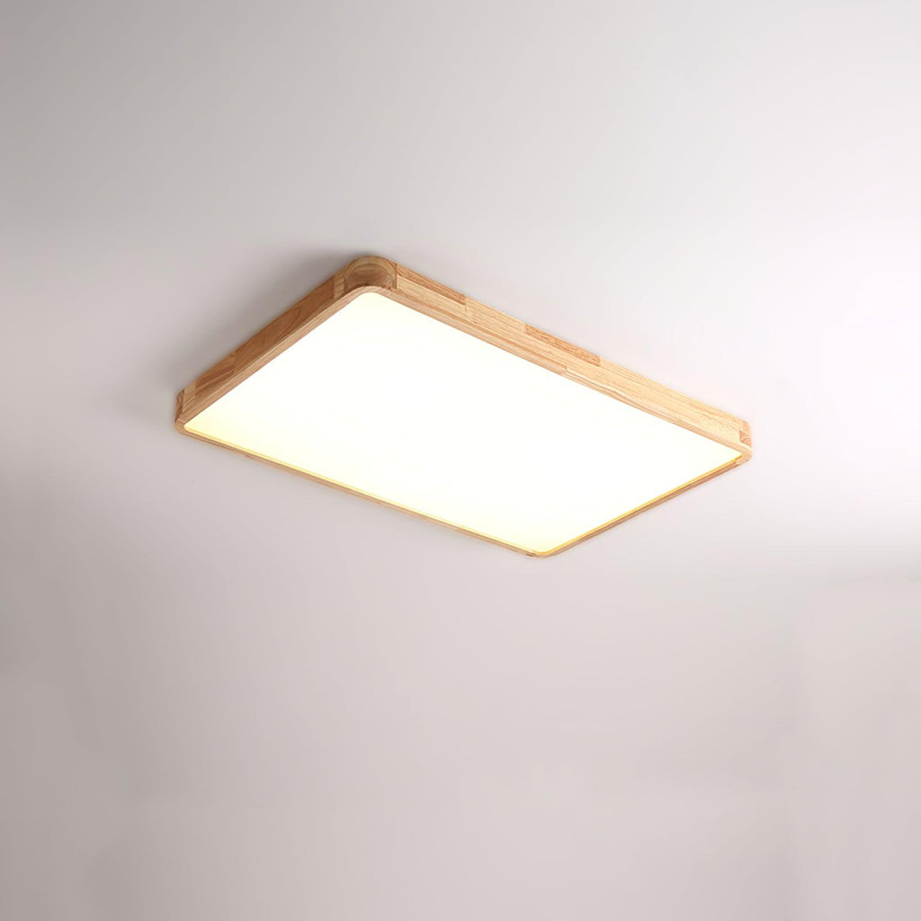 Hano træ geometrisk loftslampe | Fioriscas