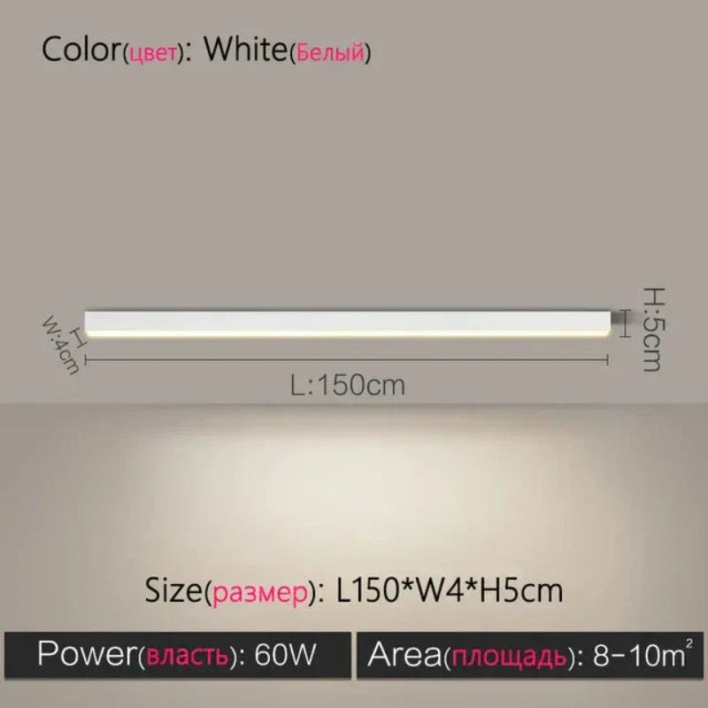 AeroLux EcoCeiling LED-loftlampe med indbygget montering, 6 størrelser, 2 farver