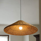 Muto Vintage Handmade LED Rattan Pendant Light Living Room - Neutralighting