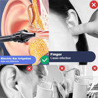 QuellWave Triple Jet -korvienpuhdistushuuhtelusetti, 3 paineasetusta