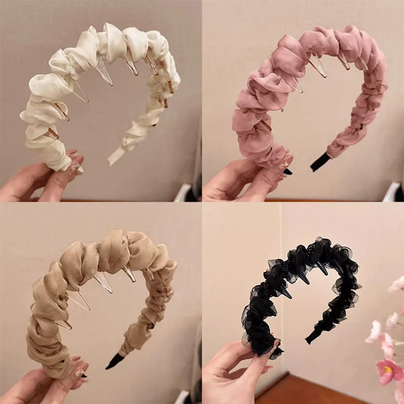 Vintage tooth comb headband