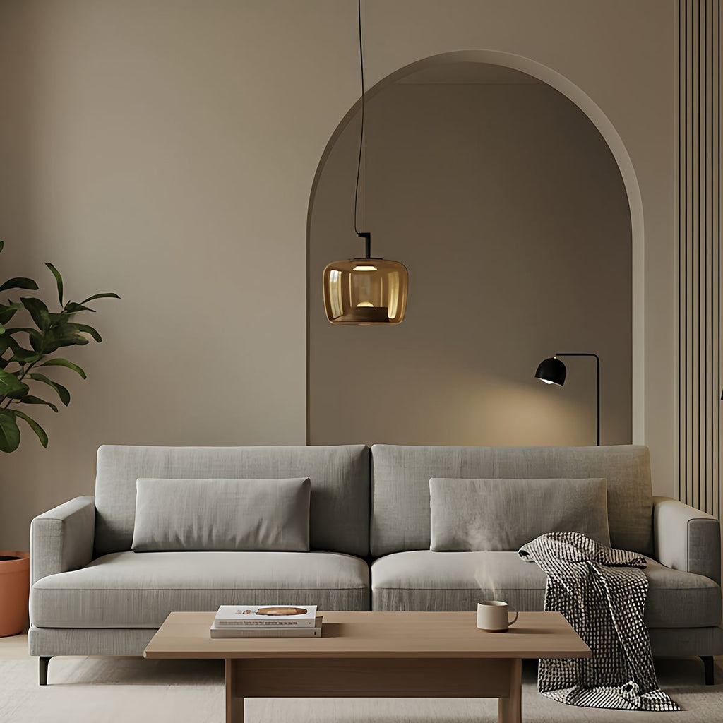 EraLumen Glass Pendant Light With Modern Vintage Charm