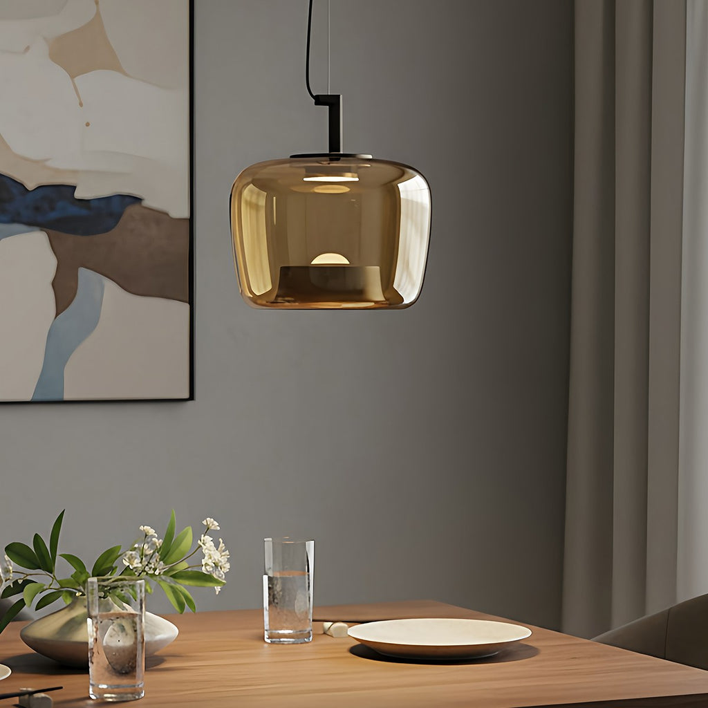 EraLumen Glass Pendant Light With Modern Vintage Charm