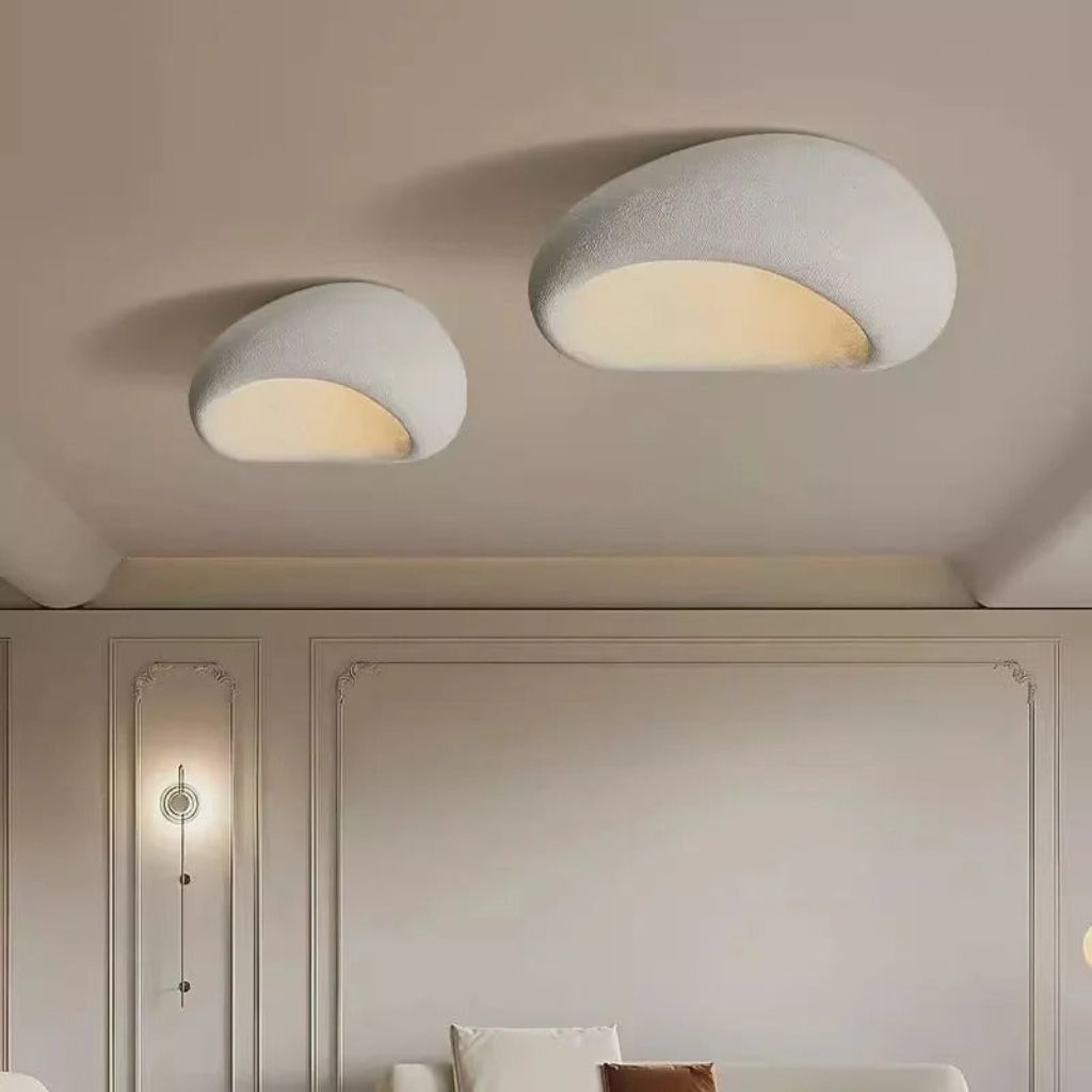 Minimalist Resin Ceiling Light for Quiet Rooms - Fioriscas