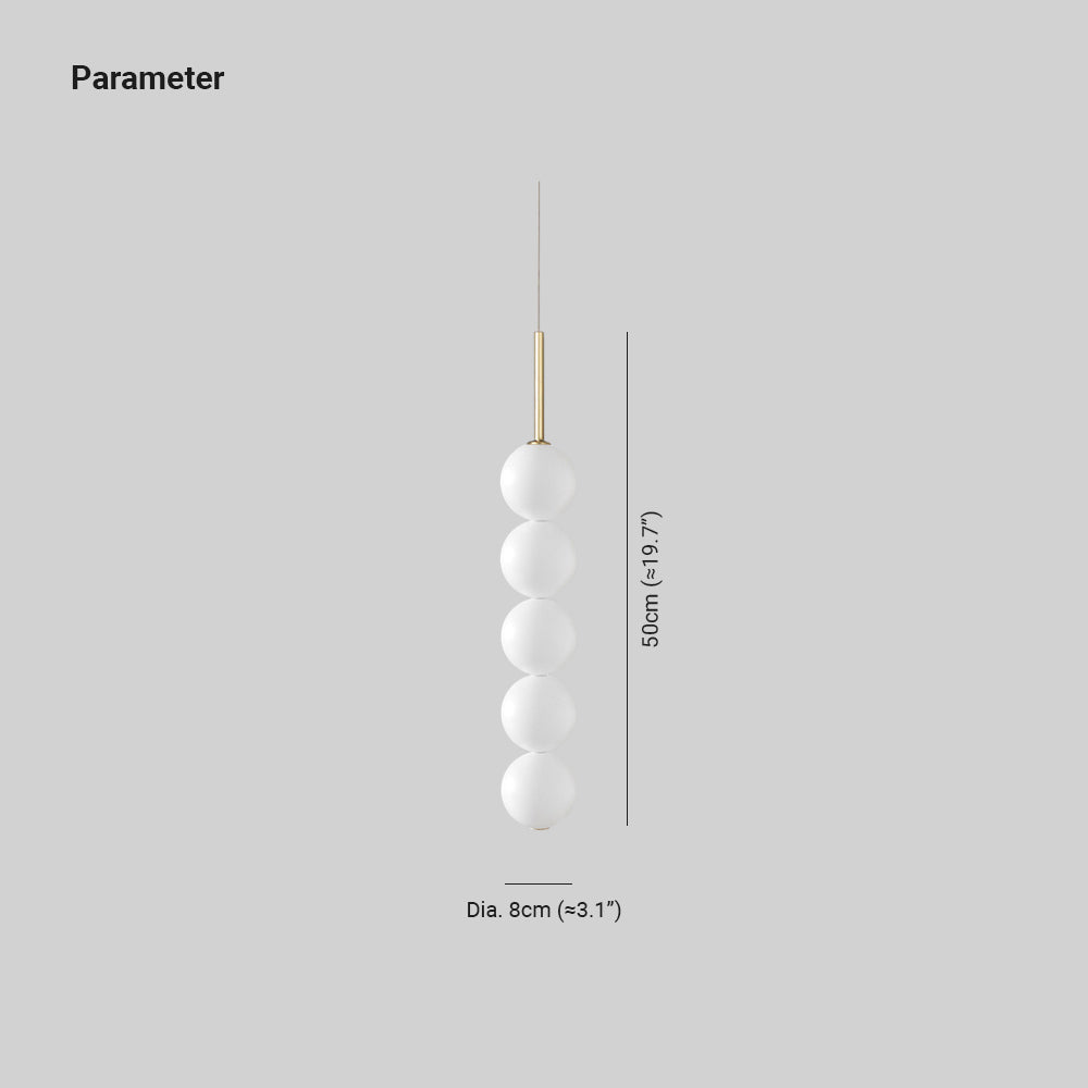 Valentina Hanglamp Wit Bubbels Noorders | Fioriscas