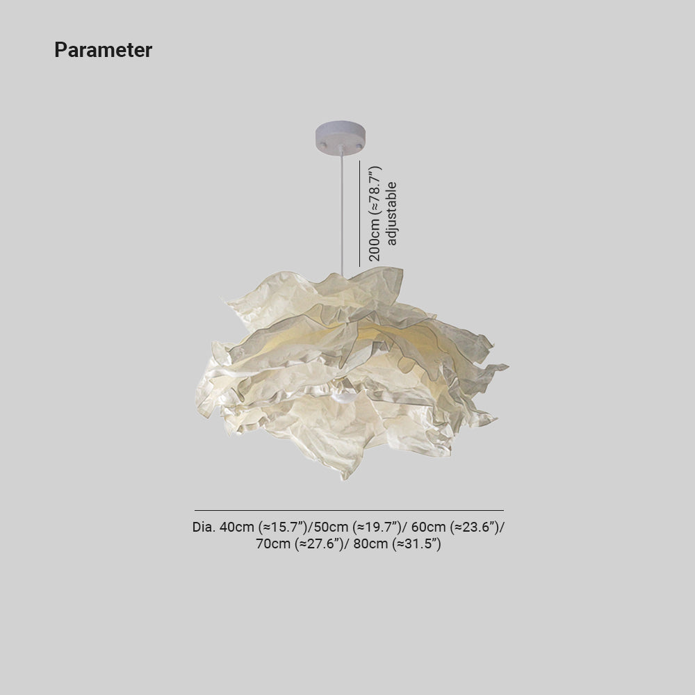 Ritta Hängeleuchte Wabi-sabi Wolkenpapier | Fioriscas