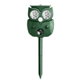 Solarbetriebene Vogelabwehr mit LED-Blitzlicht und Ultraschallton