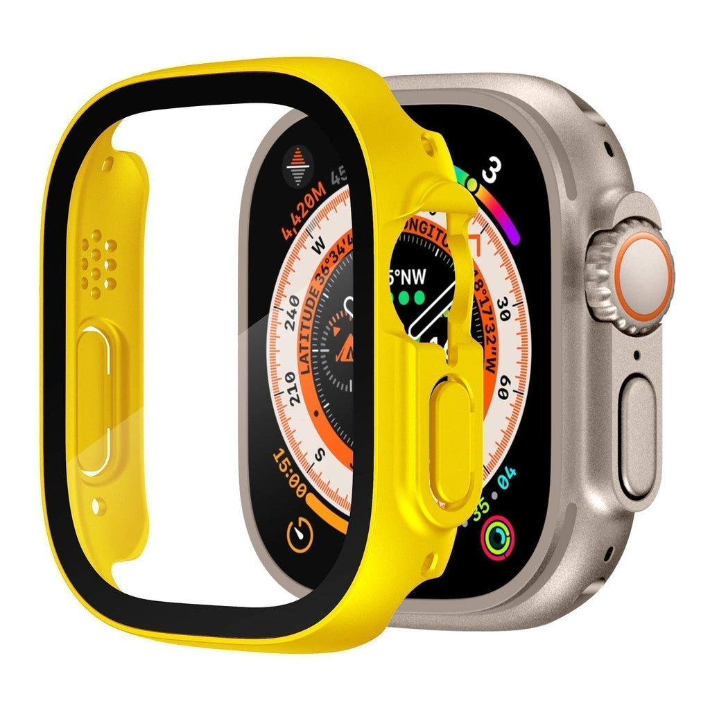 NovaGuard Snap-On Apple Watch Case With Tempered Glass Screen Cover