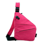 RFID-Blocking Anti-Theft Crossbody Travel Bag, Water-Resistant