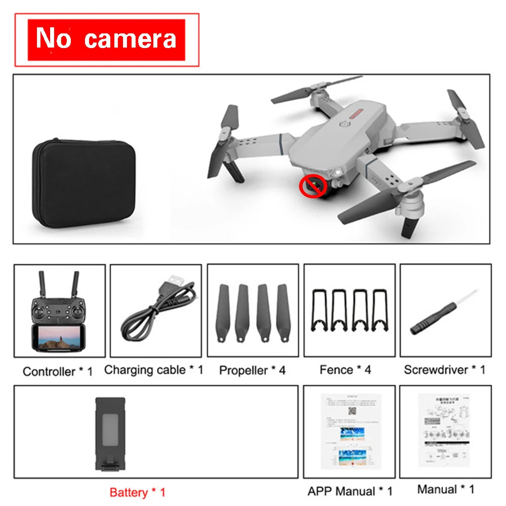 SkyNova Cuadricóptero portátil con Wi-Fi FPV y cámara HD 4K | Fioriscas