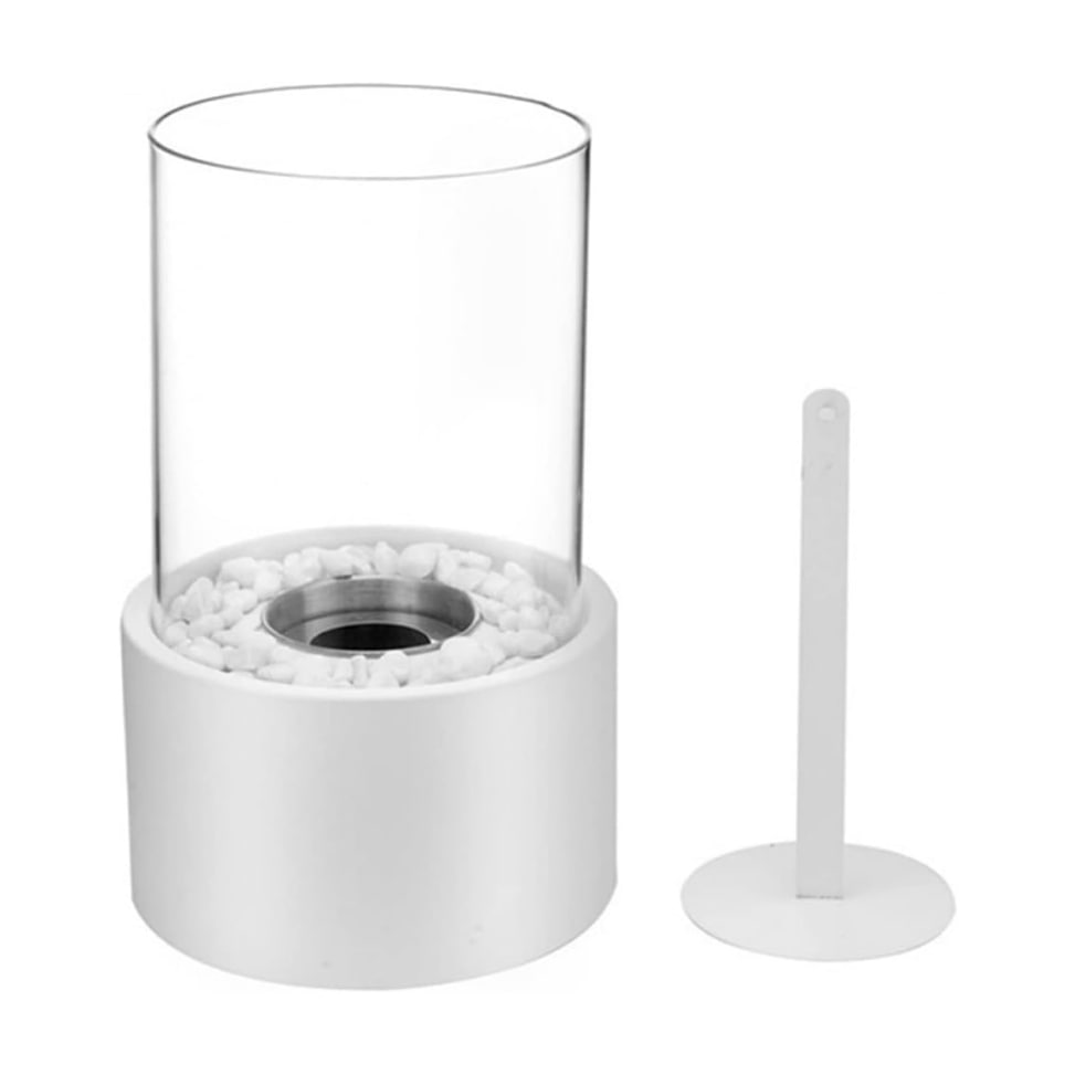 Klassisk glasolie lampe med åben flammedesign, Lumora