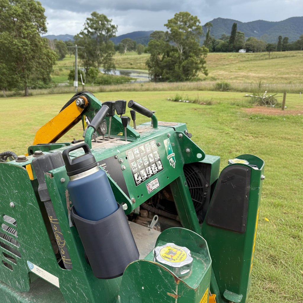 Rugged Magnetic Water Bottle Mount Holder For Metal Surfaces | Fioriscas