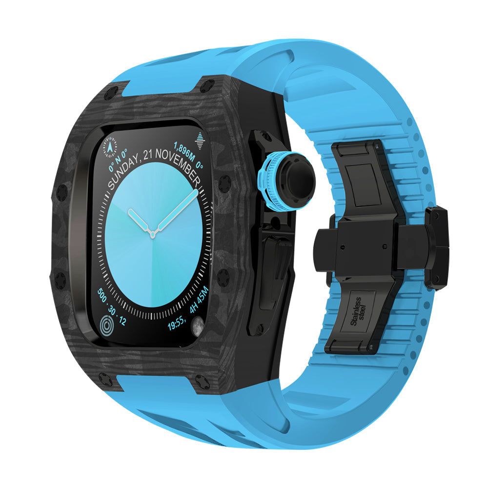 Carbon Fiber Titanium Retrofit Case, NovaCarb S10 Apple Watch Kit