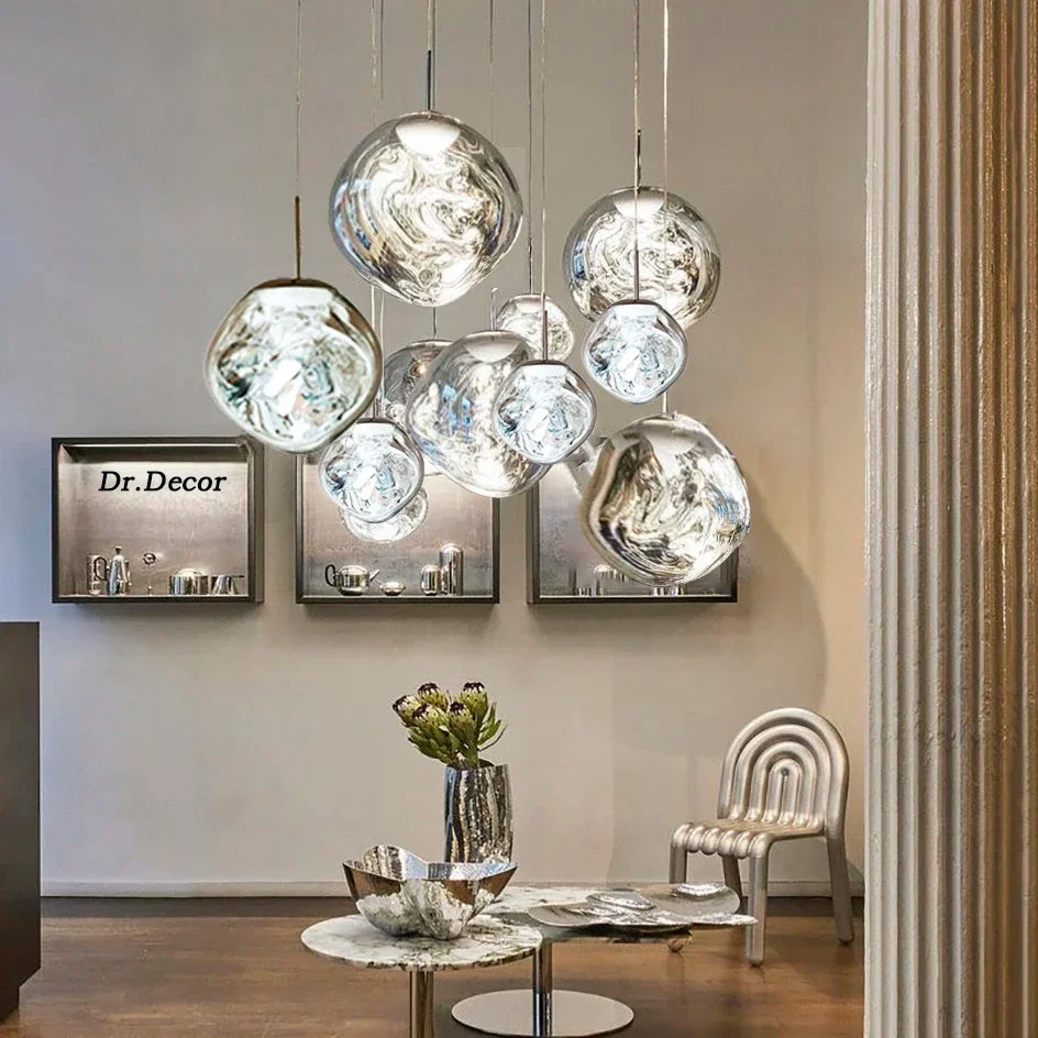 Fjordline Nordic-Inspired Glass Pendant For Kitchens And Dining Rooms