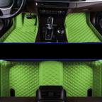 Car & SUV Floor Mats, Vegan Leather with Memory Foam Cushioning