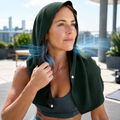 ChillWrap schnell trocknendes Kühlhandtuch für Fitnessstudio, Wandern und Reisen