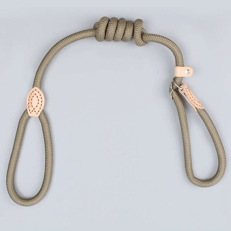 Robust dog leash made from climbing rope for maximum safety - Fioriscas