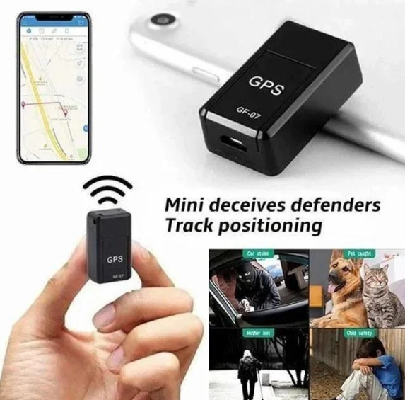 2-Pack Magnetic Mini GPS Trackers, No Monthly Subscription