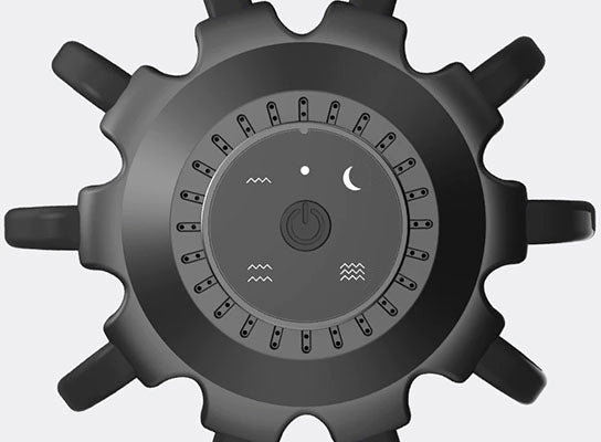 Zentara hovedmassageapparat med akupressurknopper og blide vibrationer