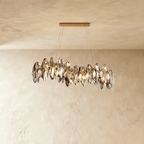 Lumina kristallen cascade kroonluchter voor glamoureuze woonruimtes