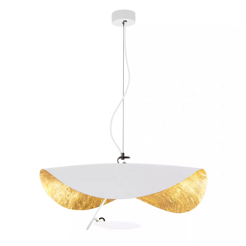 Airsha Pendant Light 3 Colour, Gold Foil Pendant Lights - Neutralighting