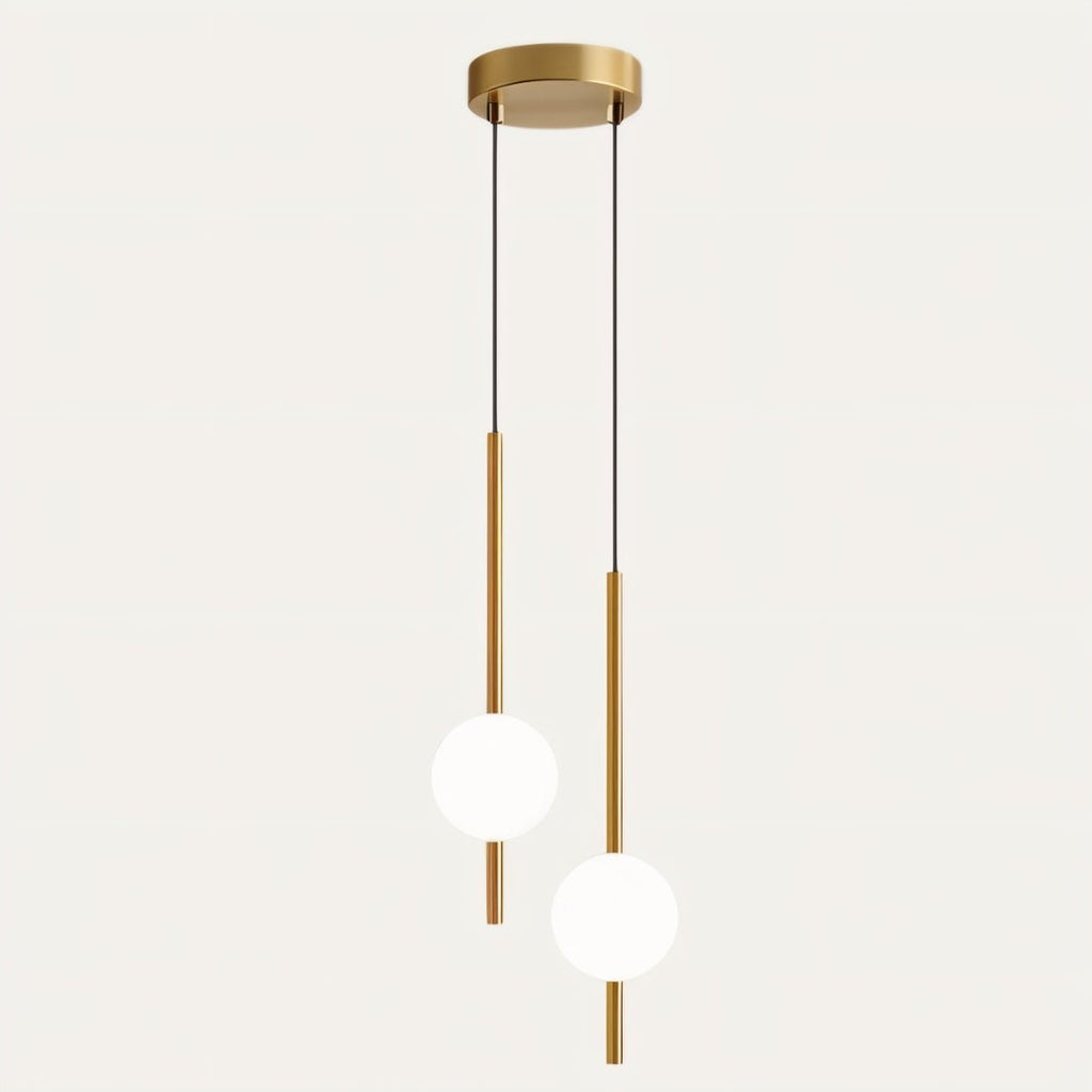 Marven Glass Sphere Pendant Light, Nordic-Inspired Design