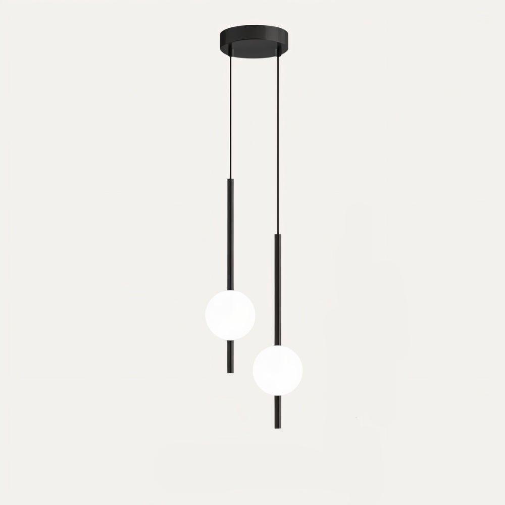 Marven Glass Sphere Pendant Light, Nordic-Inspired Design