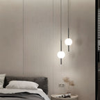 Marven Glass Sphere Pendant Light, Nordic-Inspired Design