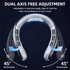 VeyraCool Flex 100 Neck Fan, Bladeless Wearable Cooling, 8000mAh
