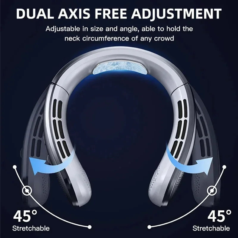 VeyraCool Flex 100 Neck Fan, Bladeless Wearable Cooling, 8000mAh