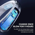 VeyraCool Flex 100 Neck Fan, Bladeless Wearable Cooling, 8000mAh