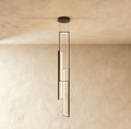 Aldarj Loftline LED Rectangular Staircase Chandelier