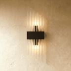 Nástěnná lampa Aurora Crystal Prism z nerezové oceli s jemným LED světlem