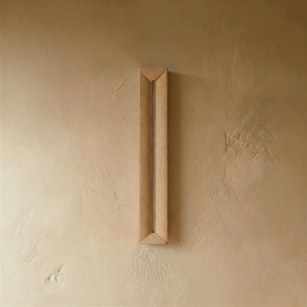 Aurelia Travertine Integrated LED Wall Lamp For Minimalist Interiors