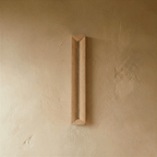 Aurelia Travertine Integrated LED Wall Lamp For Minimalist Interiors