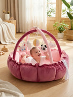 Convertible Baby Play Gym With Sensory Arch & Play Mat