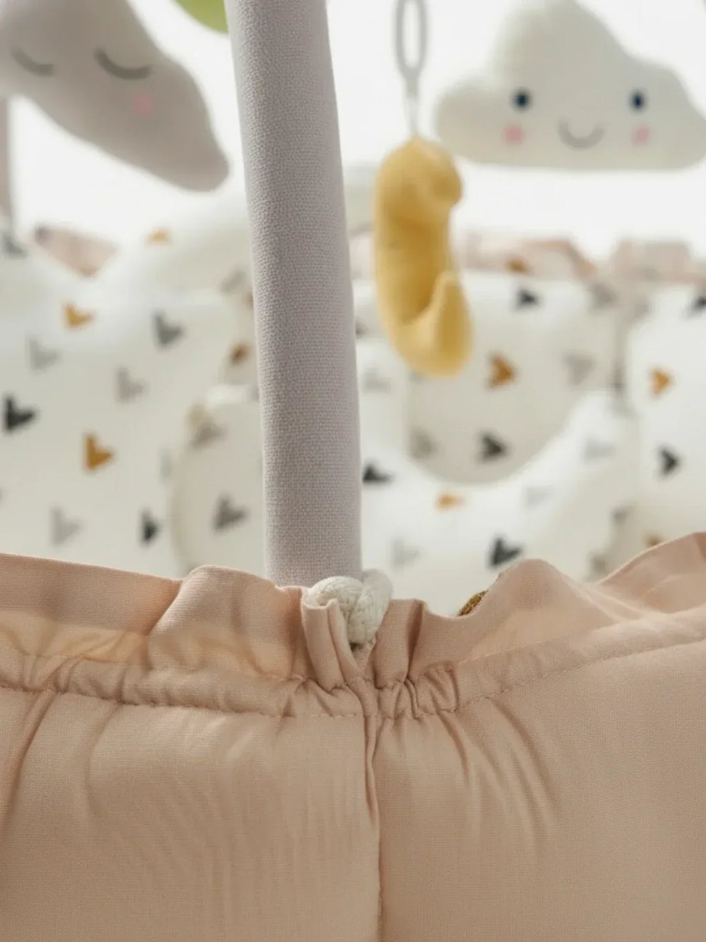 Convertible Baby Play Gym With Sensory Arch & Play Mat