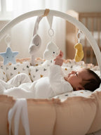 Convertible Baby Play Gym With Sensory Arch & Play Mat
