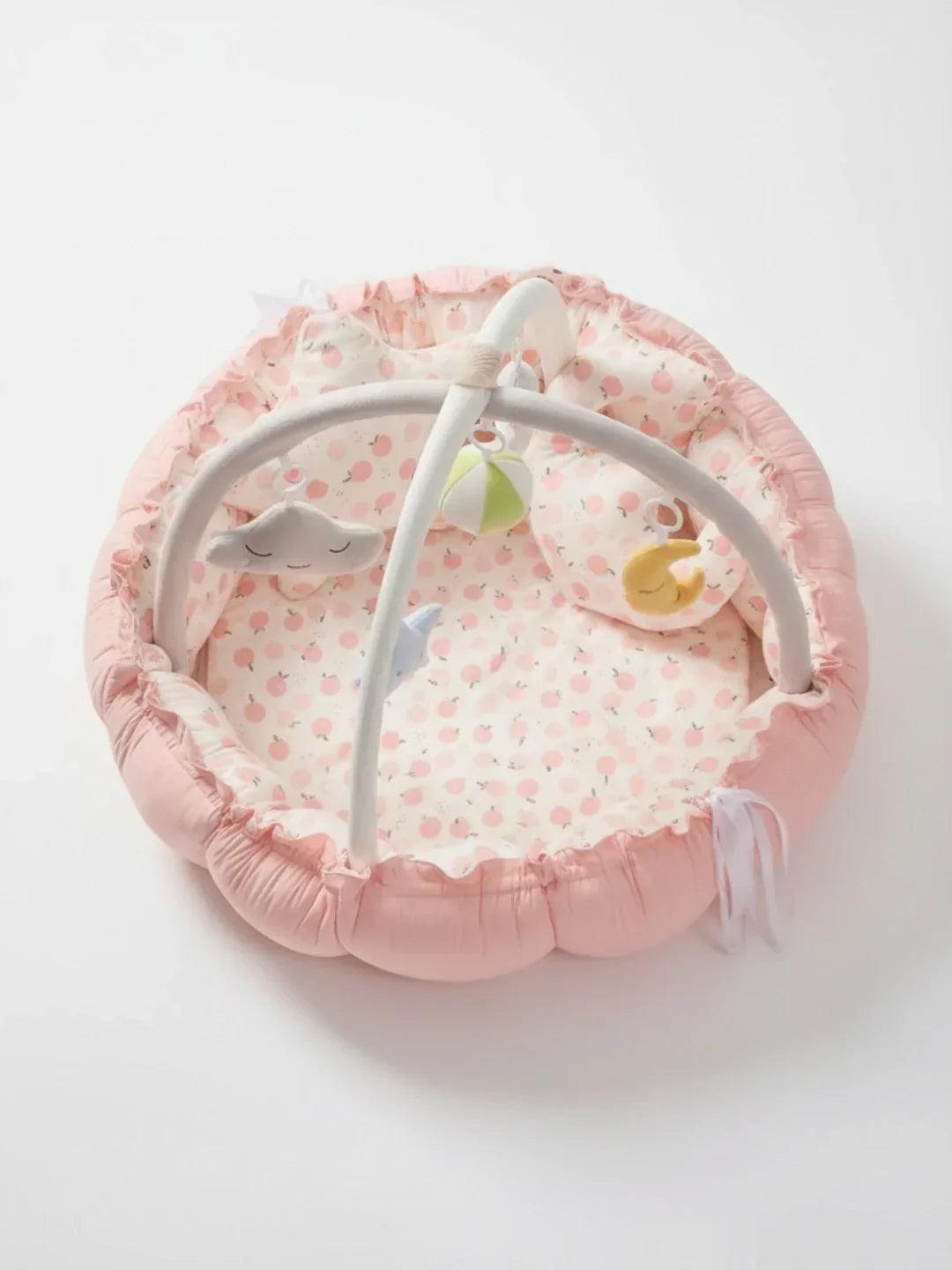 Convertible Baby Play Gym With Sensory Arch & Play Mat
