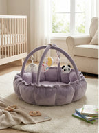 Convertible Baby Play Gym With Sensory Arch & Play Mat