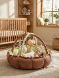 Convertible Baby Play Gym With Sensory Arch & Play Mat