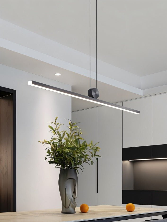 Minimalistyczna lampa wisząca HaloArc z aluminium z okrągłym połączeniem