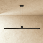 Minimalistyczna lampa wisząca HaloArc z aluminium z okrągłym połączeniem