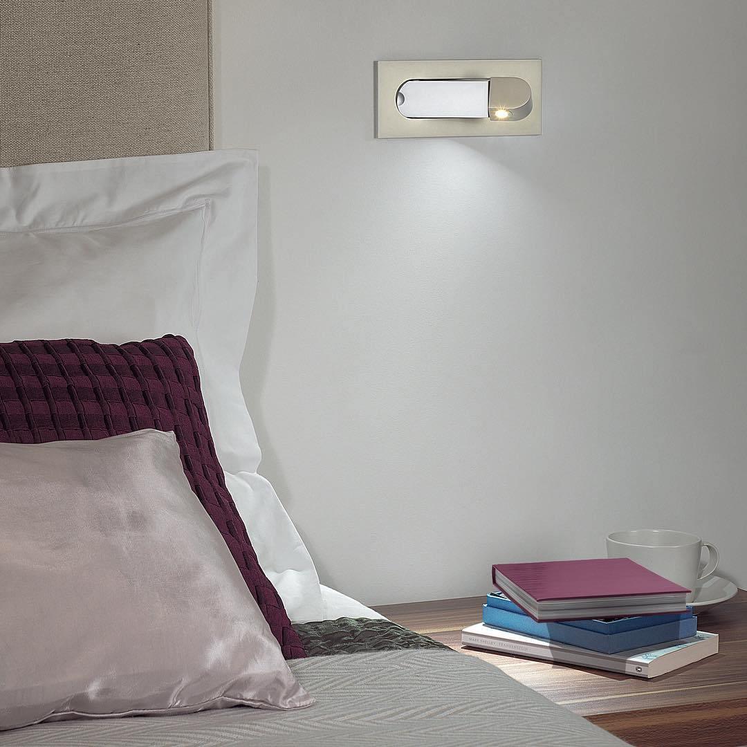 Nachtkastlamp met instelbare helderheid en flexibele hals, Asterra