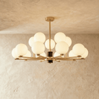 AstraGlobe Chandelier With Ambient Globe Shades For Dining Rooms